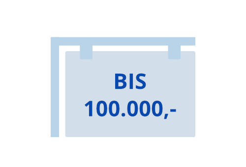 Bis 100.000,-